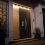 Maison nuit avec boîte à clés pour une entrée autonome facile
