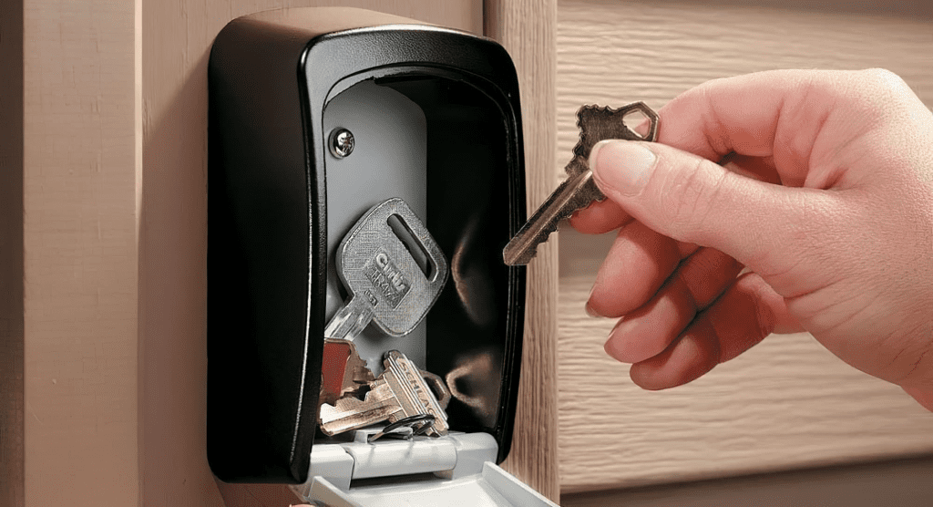 Arrivée autonome : boite à clé 