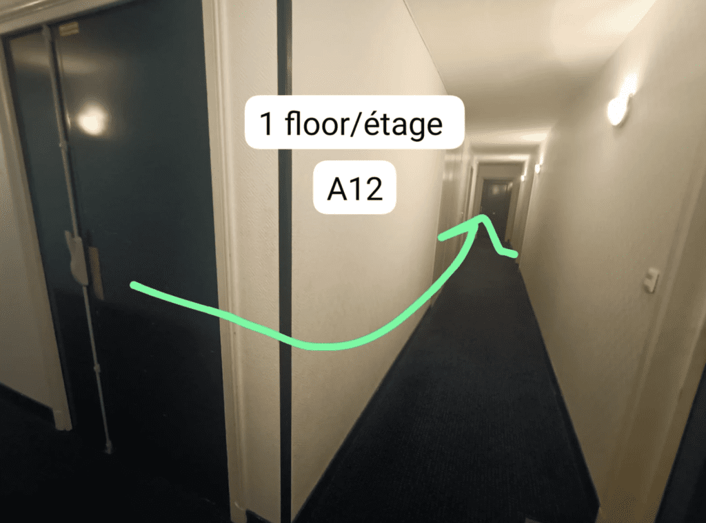 Numero de l'appartement​
