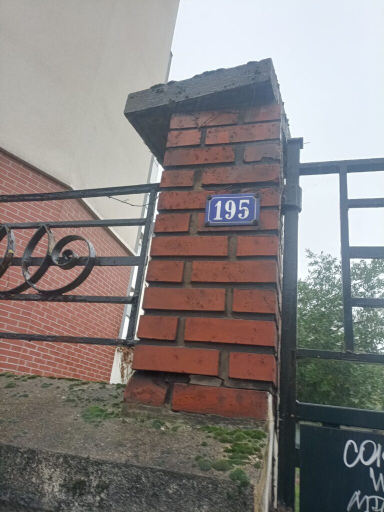 Numero de la Rue