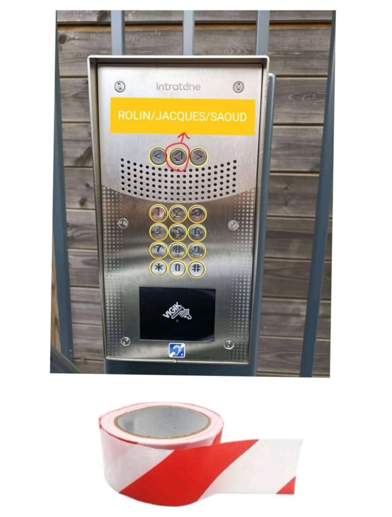 Porte de votre Airbnb ​