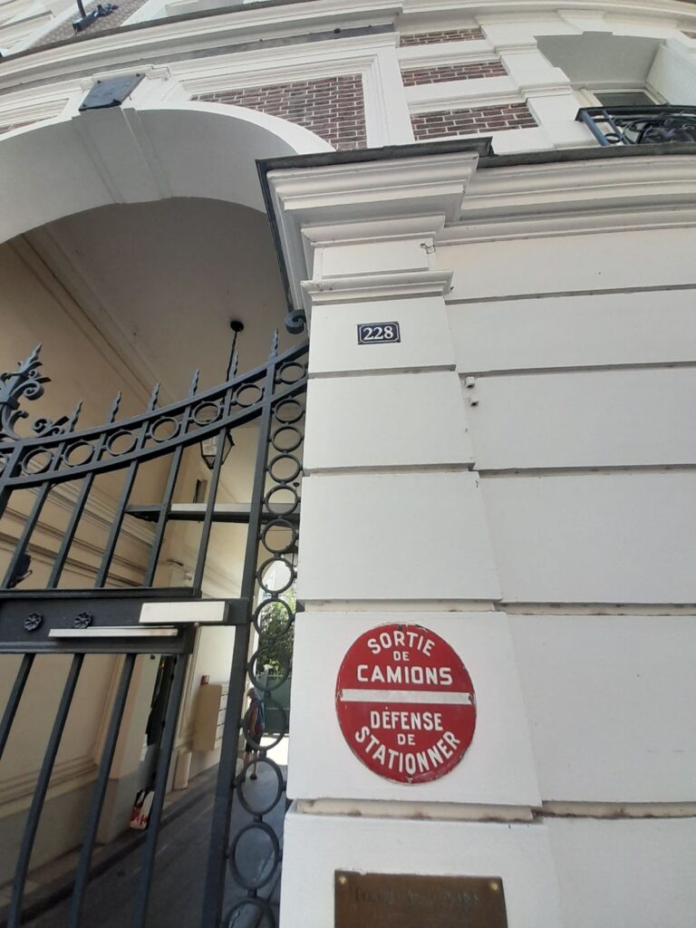 Numéro porte d'entrée 