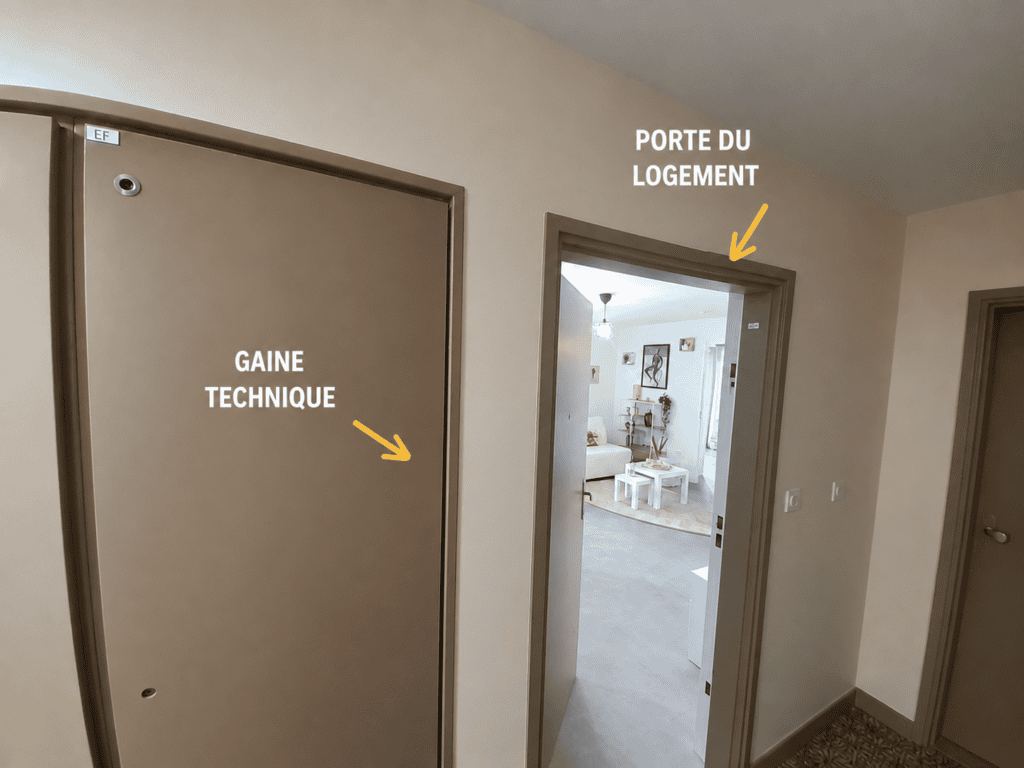 Porte du logement